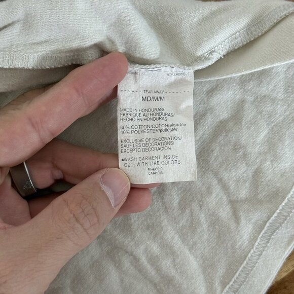 Under Armour Project Rock Brahma Bull Short Sleeve Shirt Men's M Cream Red - Picture 11 of 14